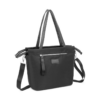 Skuldertaske sort front